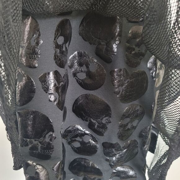 Iron fist skull mesh dress in small - Picture 4 of 8